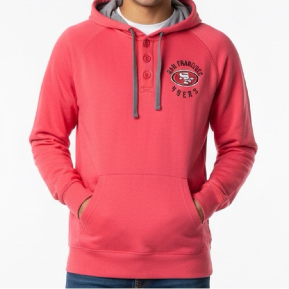 NWT NFL SAN FRANCISCO 49ERS Men’s Football Team Apparel Pullover Sports Hoodie